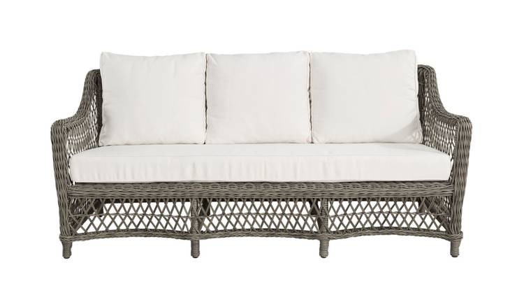 Marbella soffa 3-sits vintage inkl. dynor