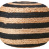 Juni sittpuff natur/svart