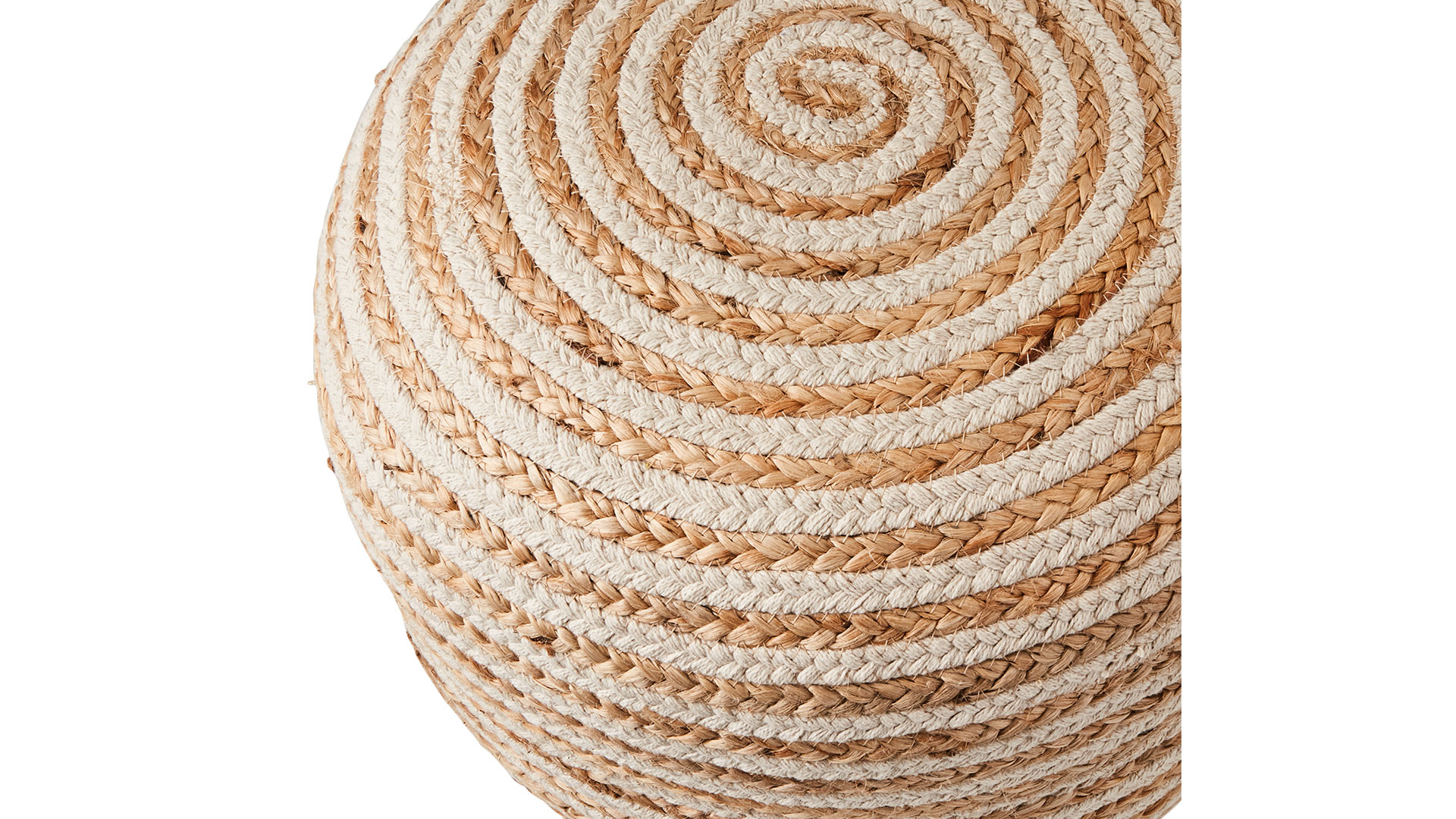Juni sittpuff natur/elfenben