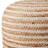 Juni sittpuff natur/elfenben