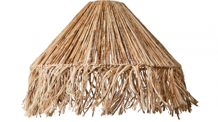 Nest lampskärm natur frans 55cm