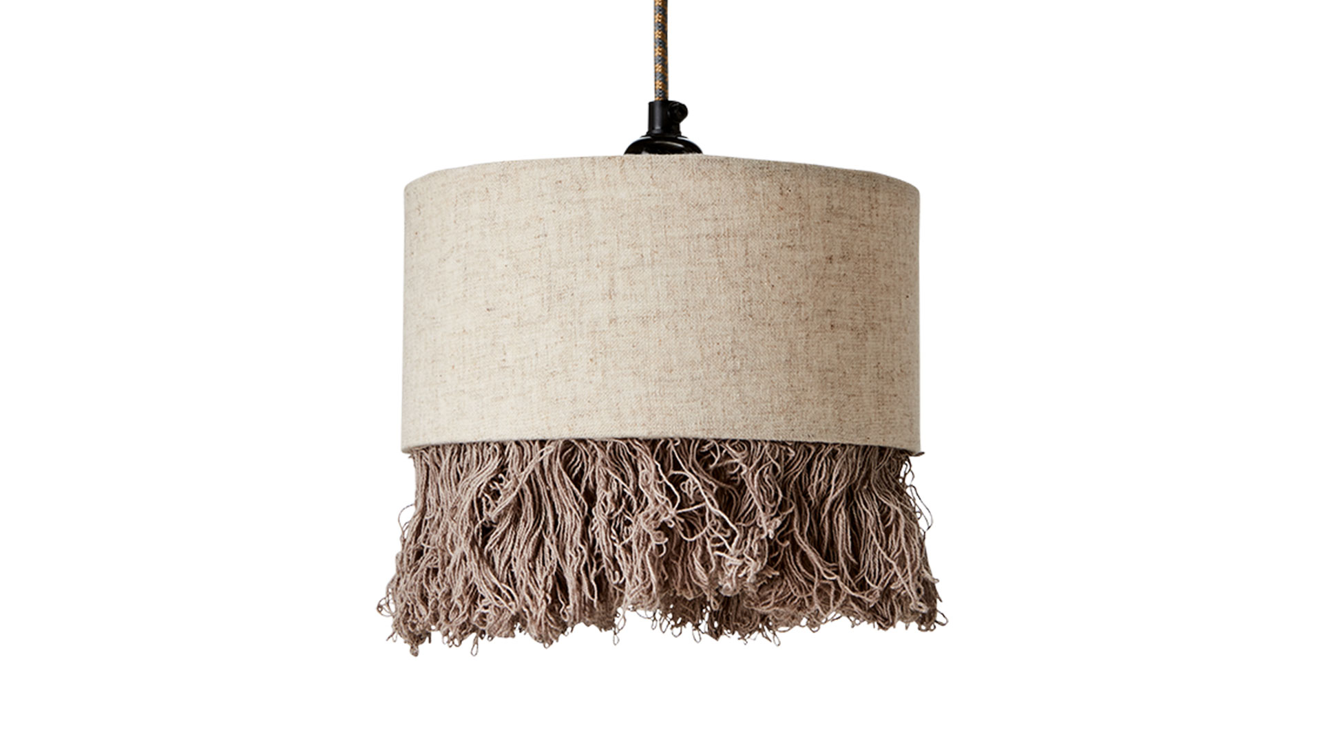 Frans lampskärm natur S