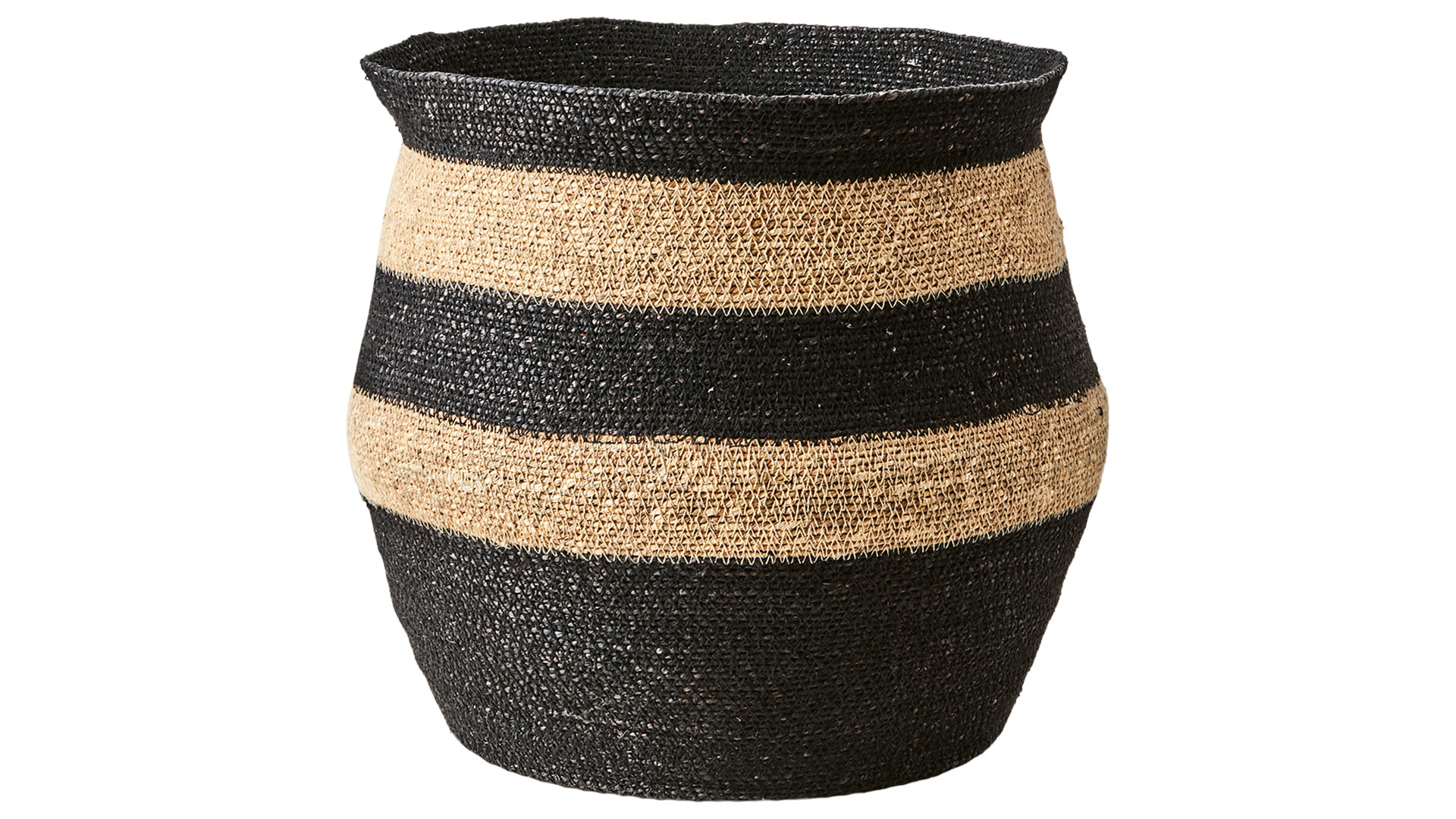 Madiba korg svart/natur 2-set