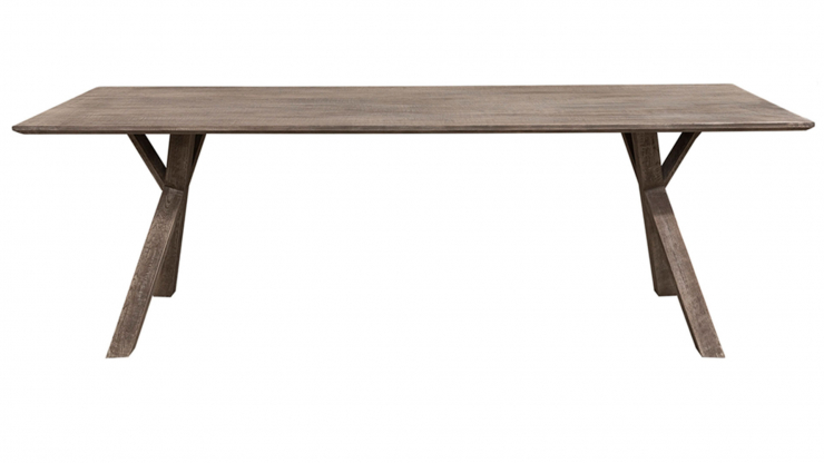 Tree matbord oak pebbles grey 240 cm