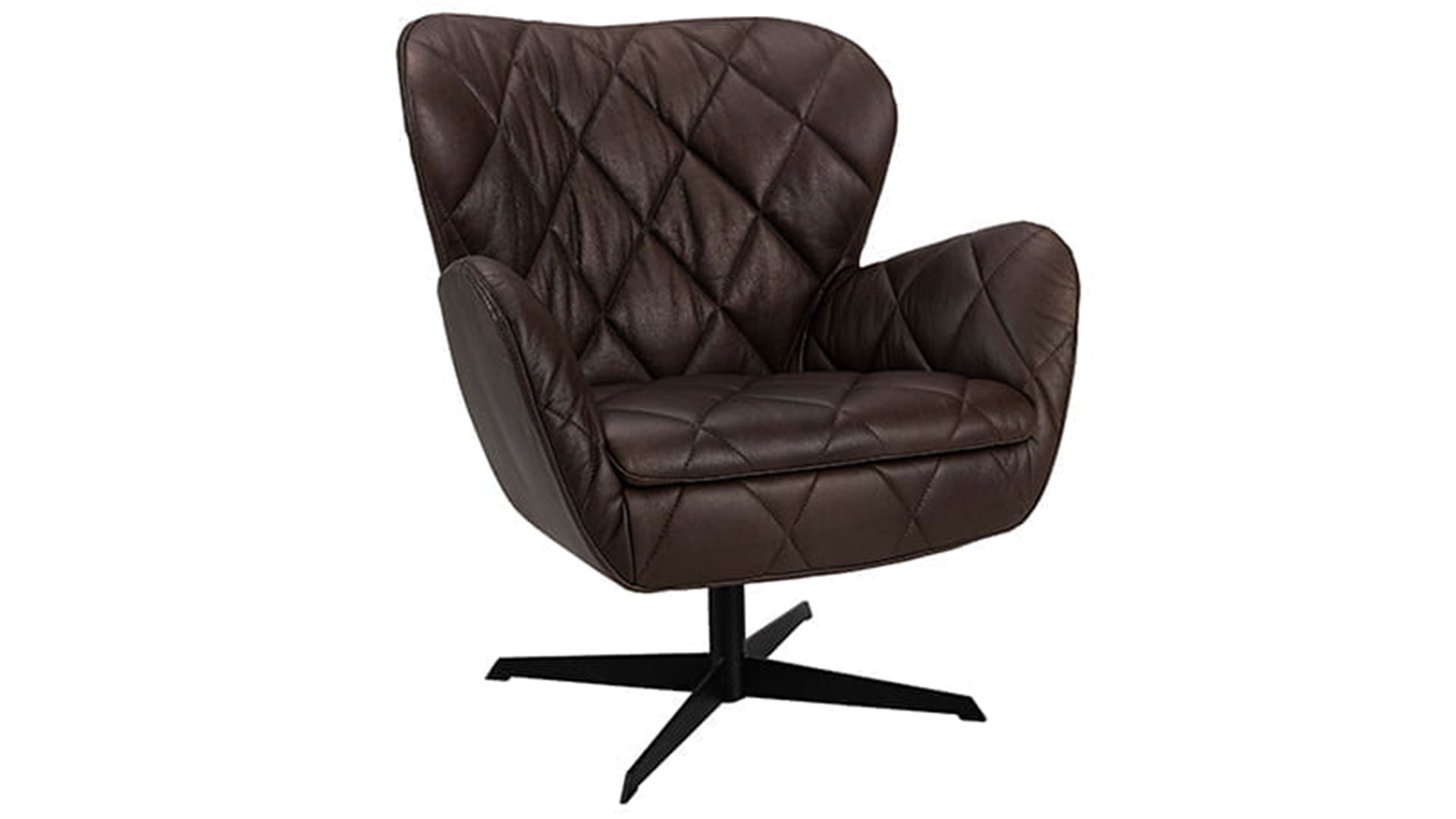 Jade fåtölj läder titanic espresso