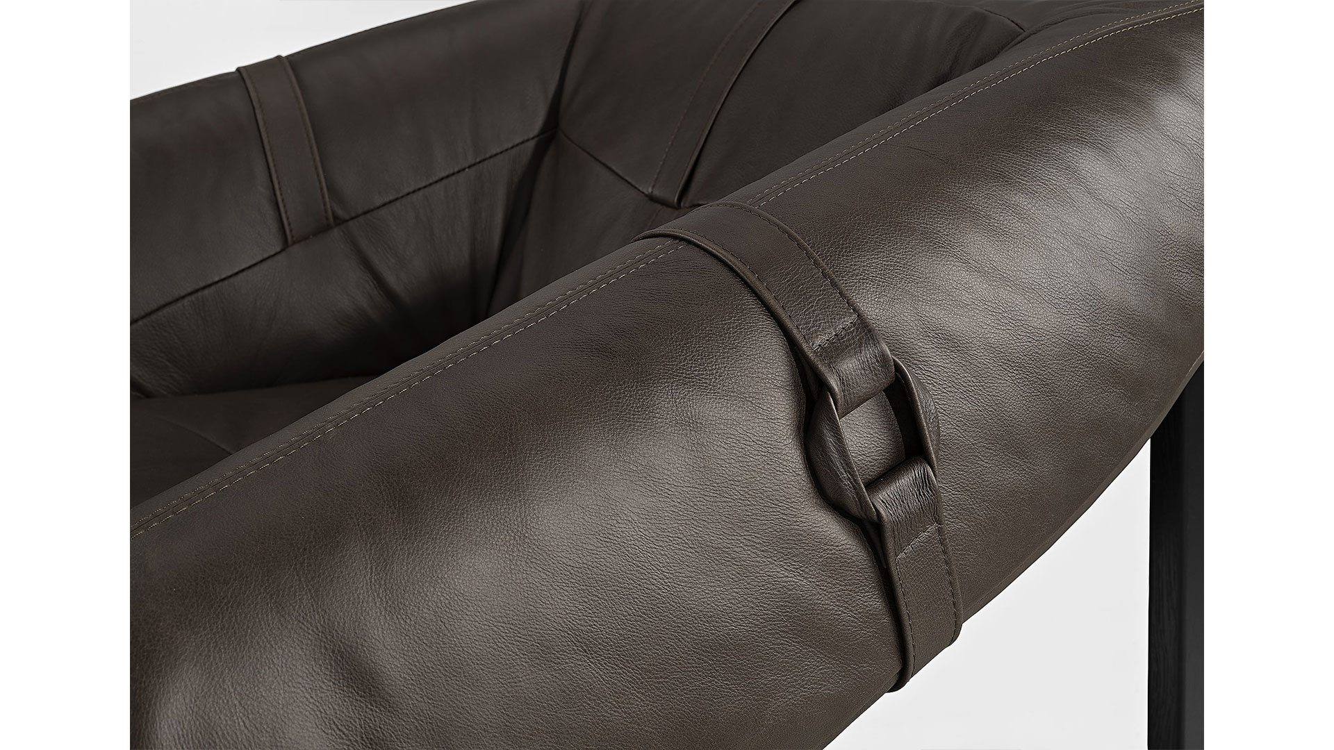 Lee fåtölj läder espresso