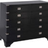 Vermont byrå svart 3+4 lådor