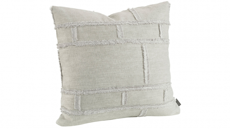 Abstract fringe grey kuddfodral 60x60cm