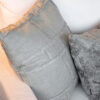 Abstract fringe grey kuddfodral 60x60cm