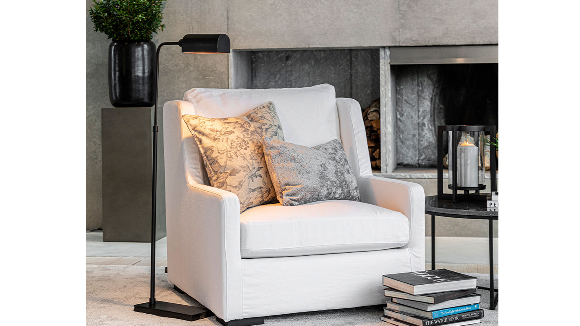 Southern beauty grey kuddfodral 60x60cm