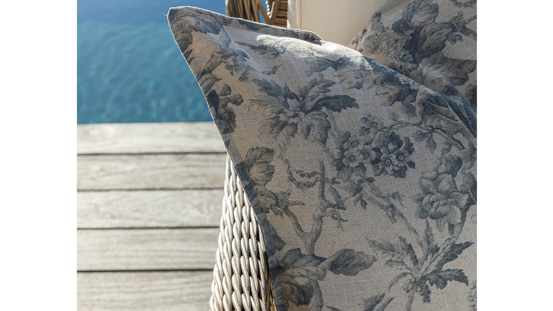 Southern beauty grey kuddfodral 60x60cm