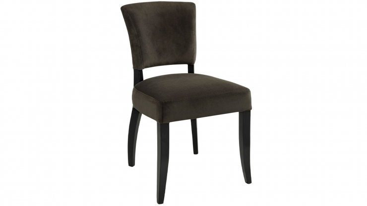 Maggie stol velvet dark brown