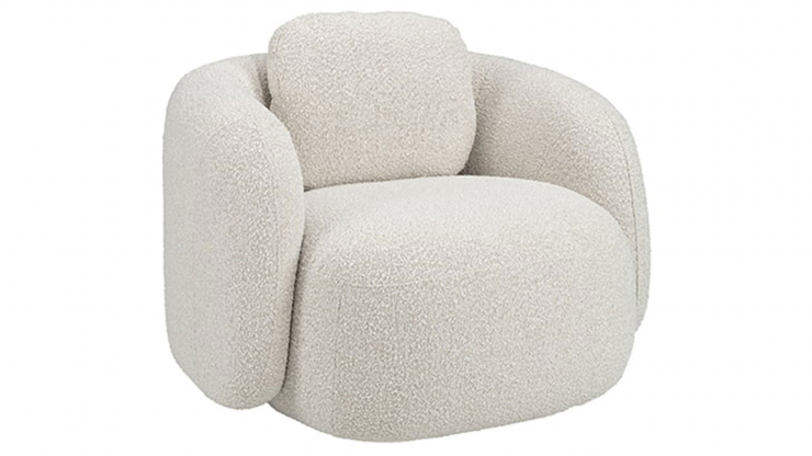 Dixon fåtölj bouclé cream