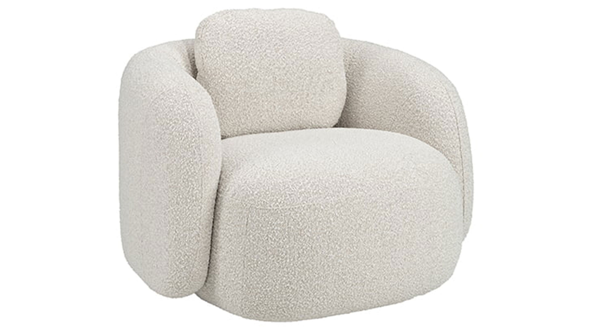 Dixon fåtölj bouclé cream