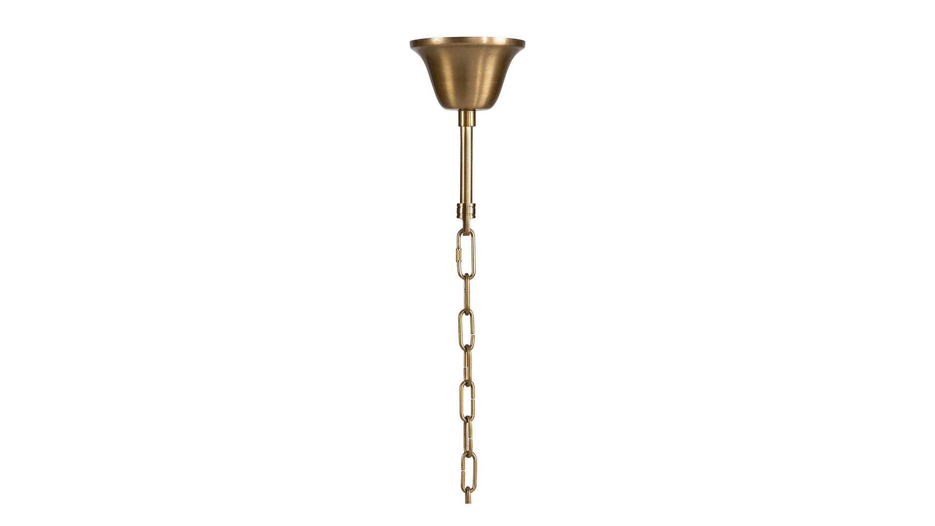 Crown taklampa old brass M