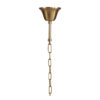 Crown taklampa old brass L