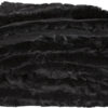 Celine black pläd fuskpäls 260x150cm