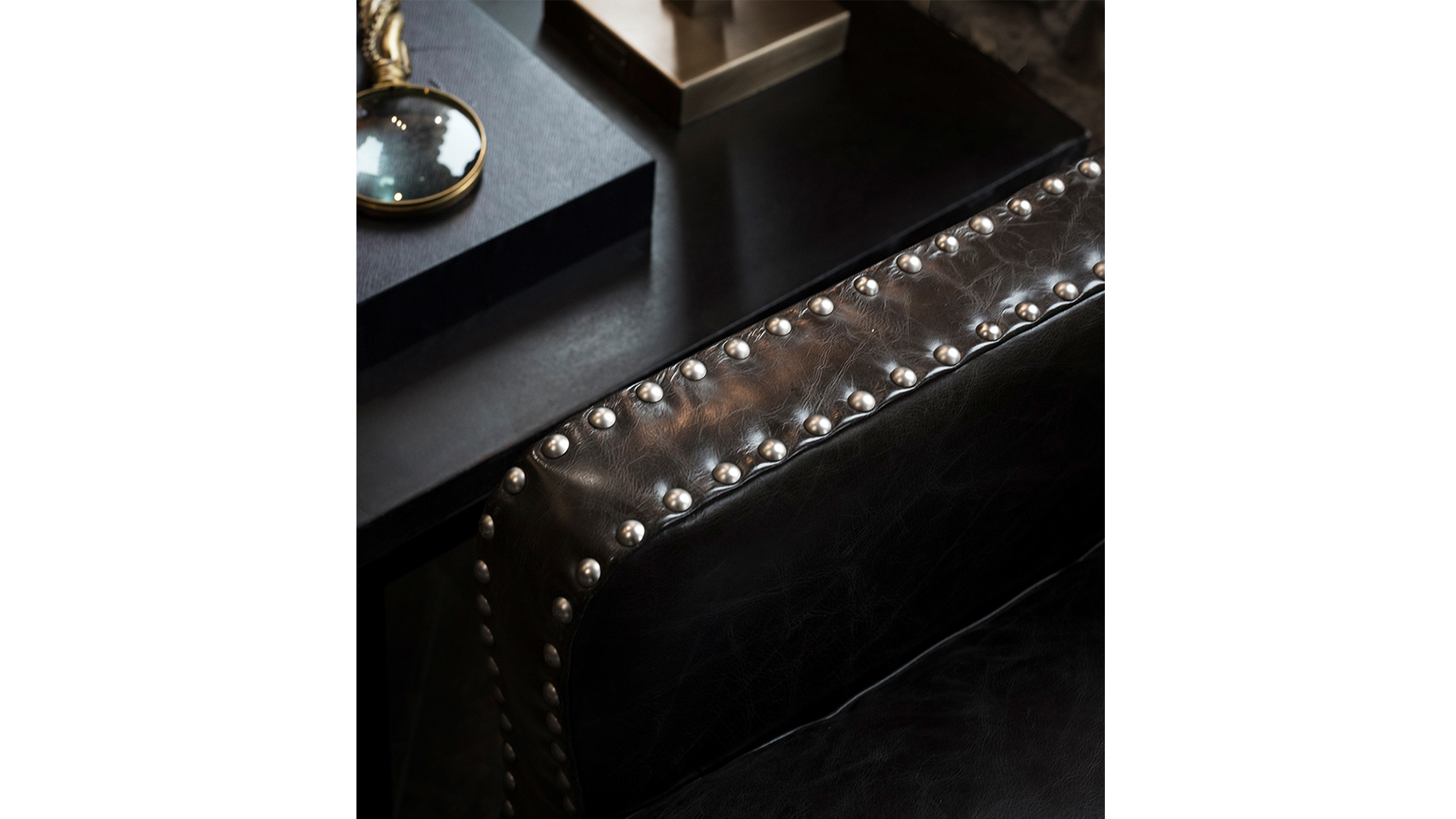 Niizam fåtölj läder fudge