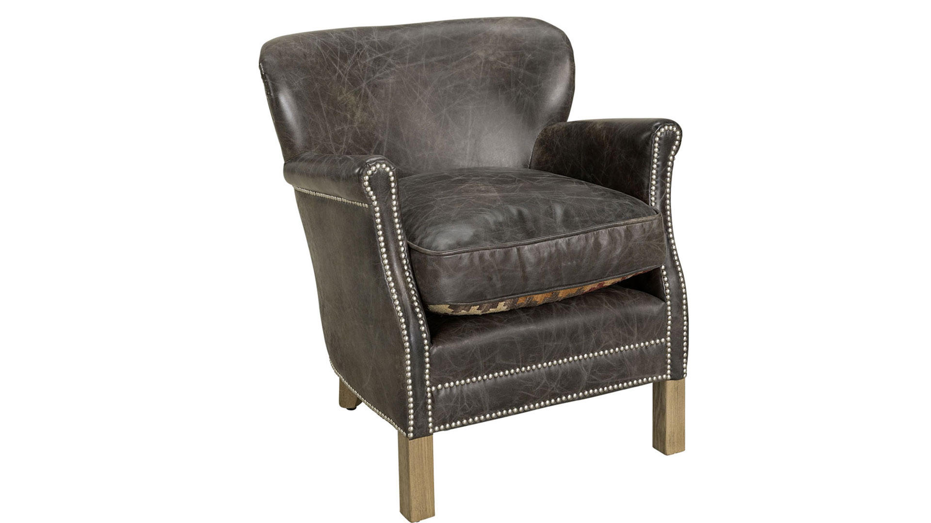 Professor fåtölj läder fudge