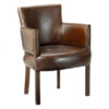 AW04-11712 Newark karmstol leather vintage cigar