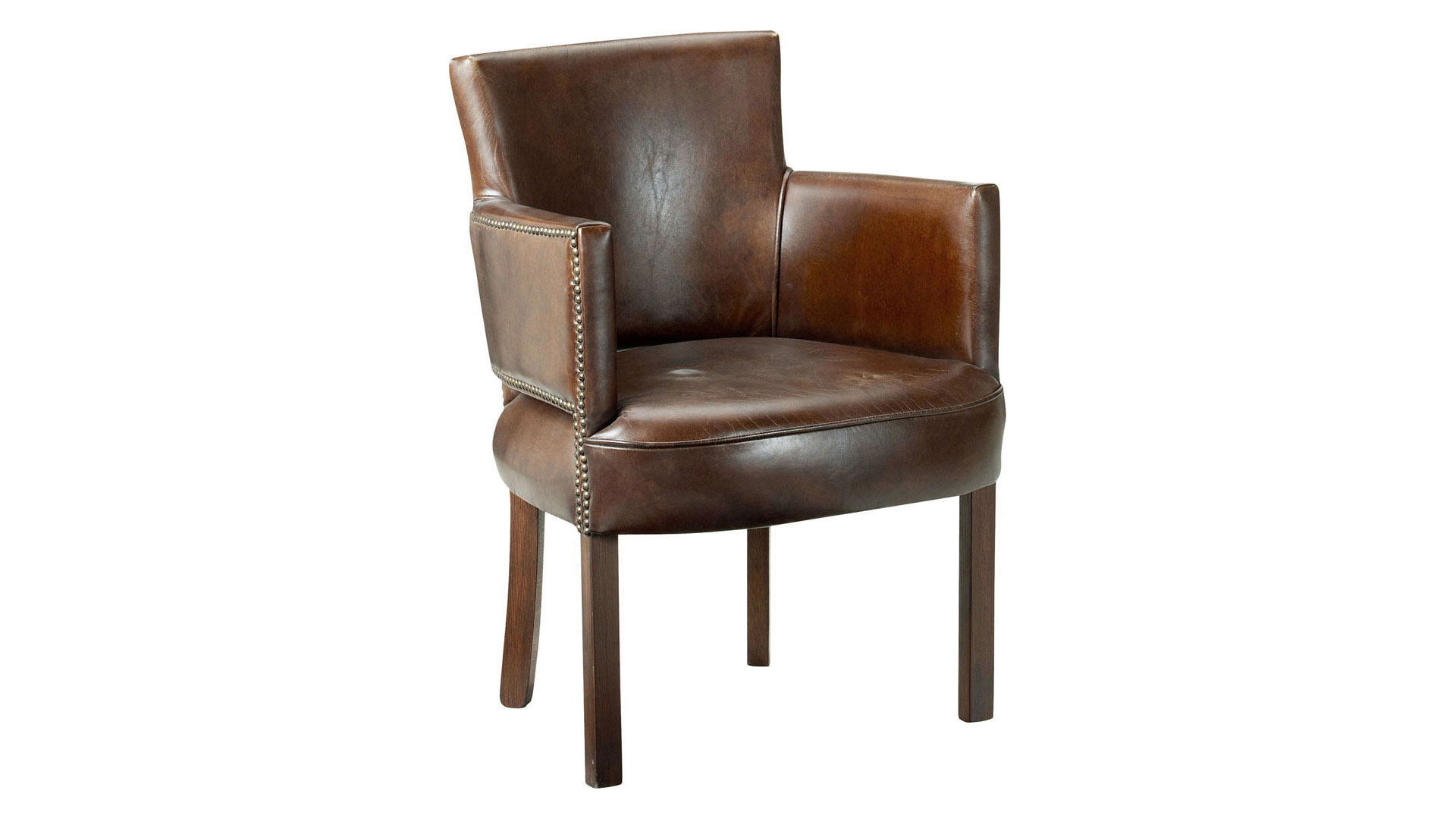 AW04-11712_1 Newark karmstol leather vintage cigar
