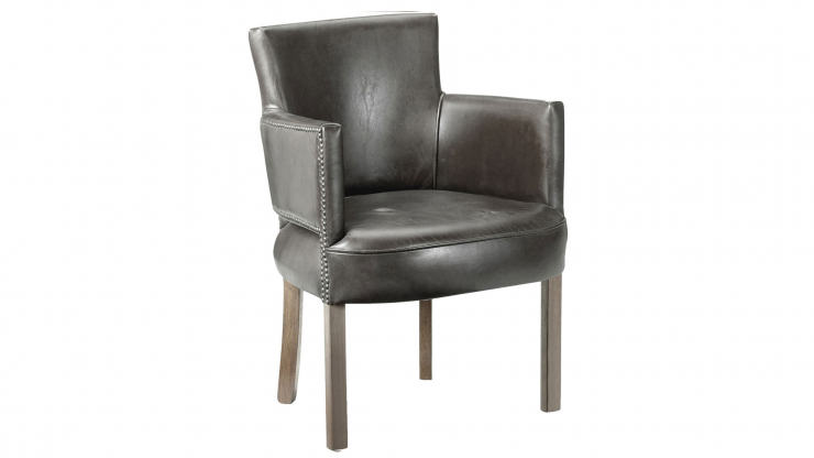 AW04-11718 Newark karmstol leather fudge