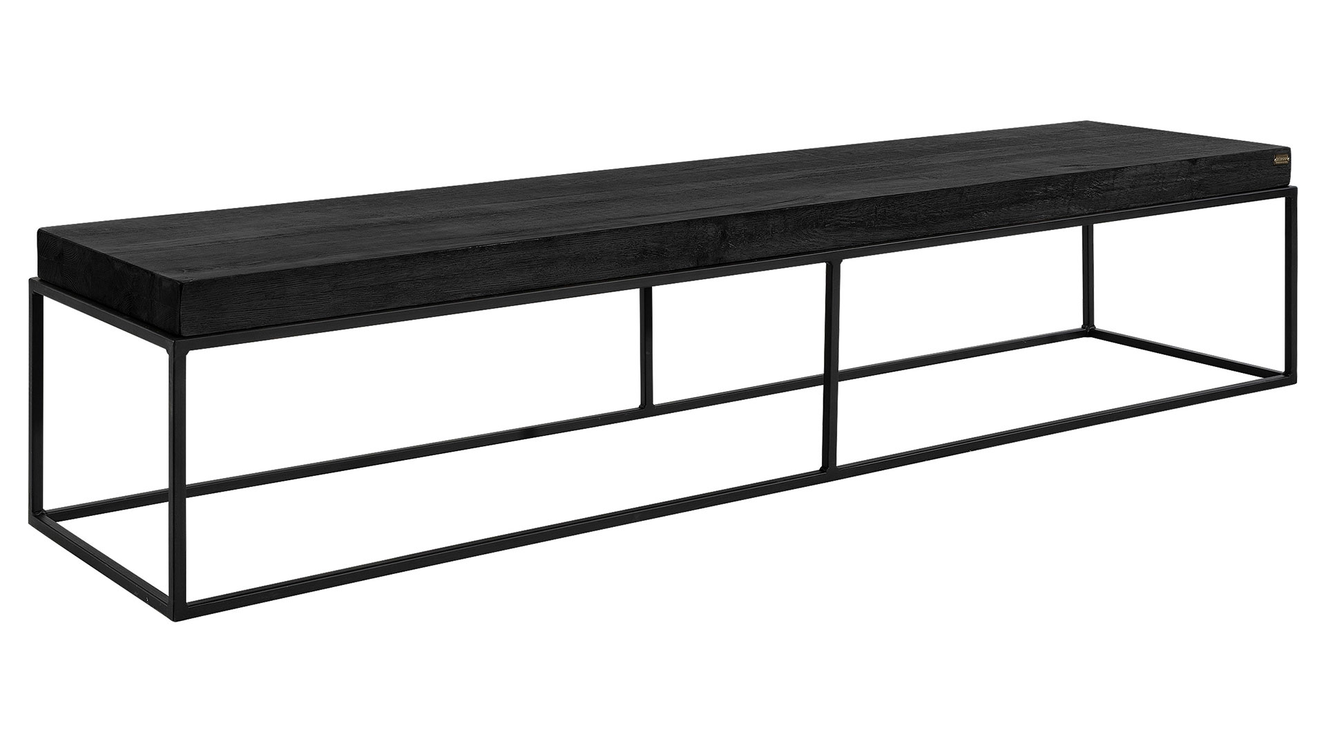 Carlisle mediabänk matt black