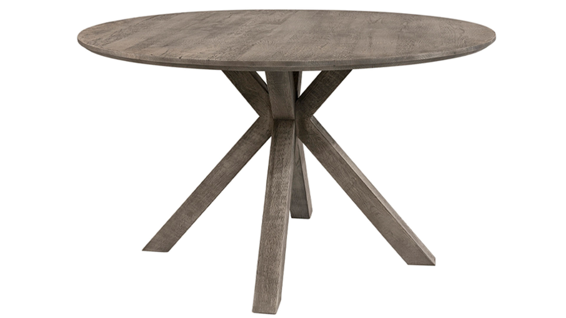 Tree runt matbord pebbles grey