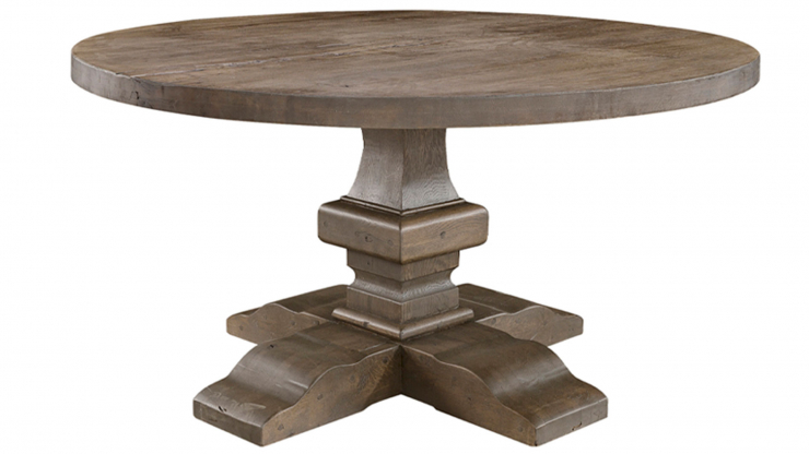 Paris runt matbord carbon 150 cm