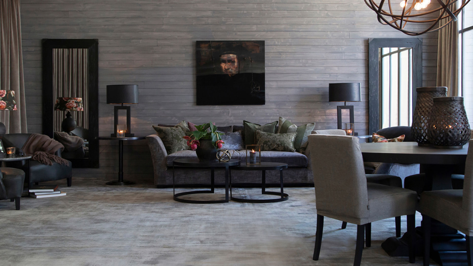 Paris runt matbord black 150 cm