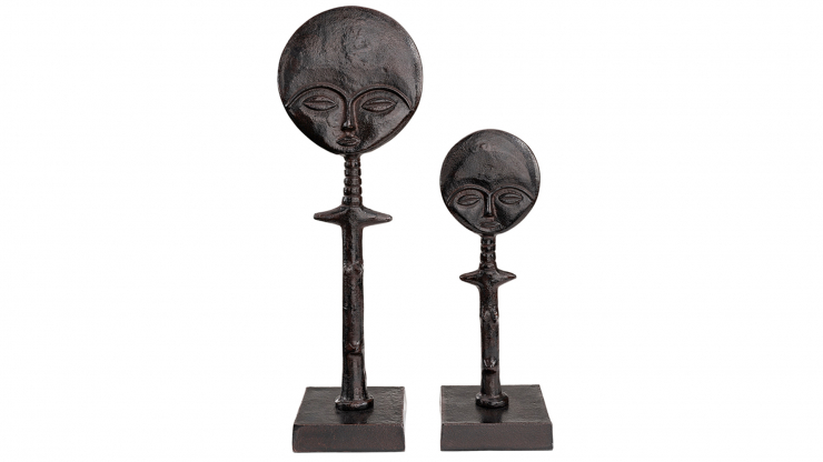 Tandu dekoration 2-set blackish/brown