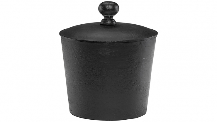 Cernobbio dekoration burk svart small