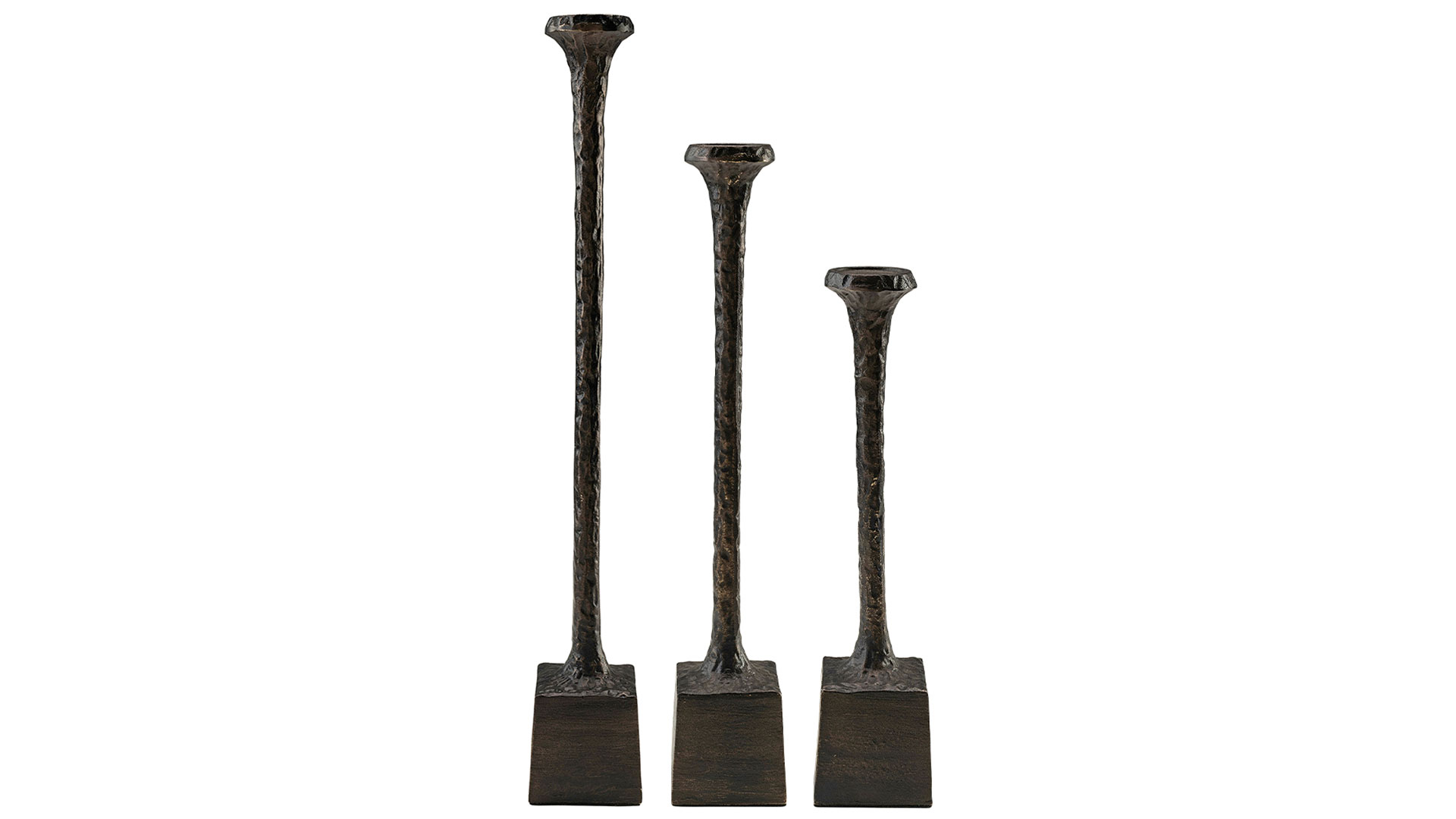 AW06-28144_1 Candela ljusstake antique bronze 3-set