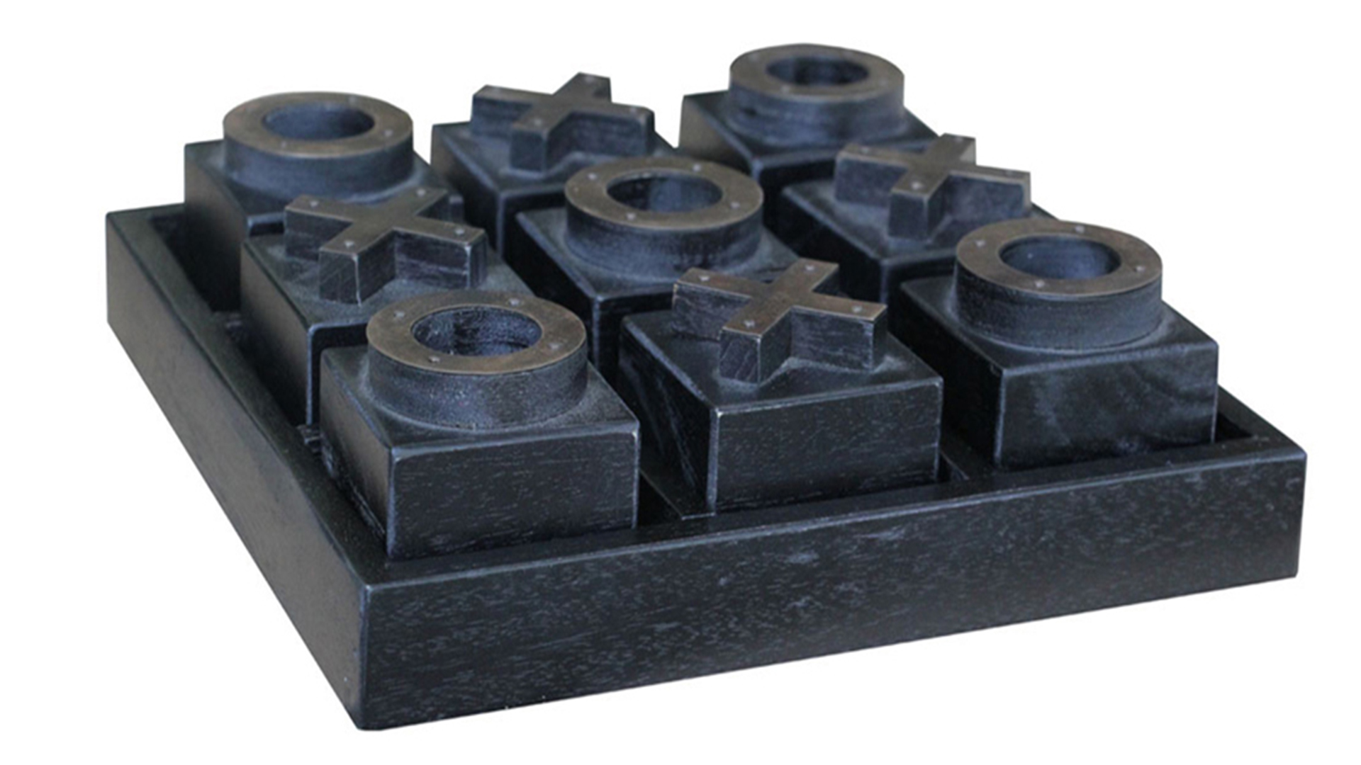 Criss cross dekoration black