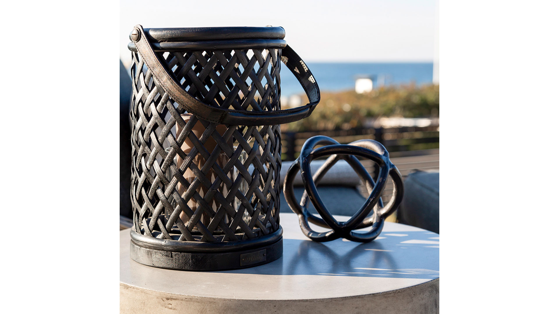 Bamboo ljuslykta black