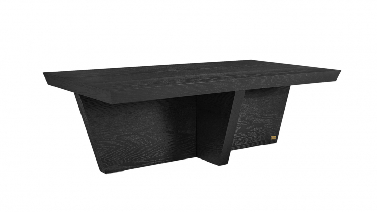 Trent soffbord svart ek 140cm