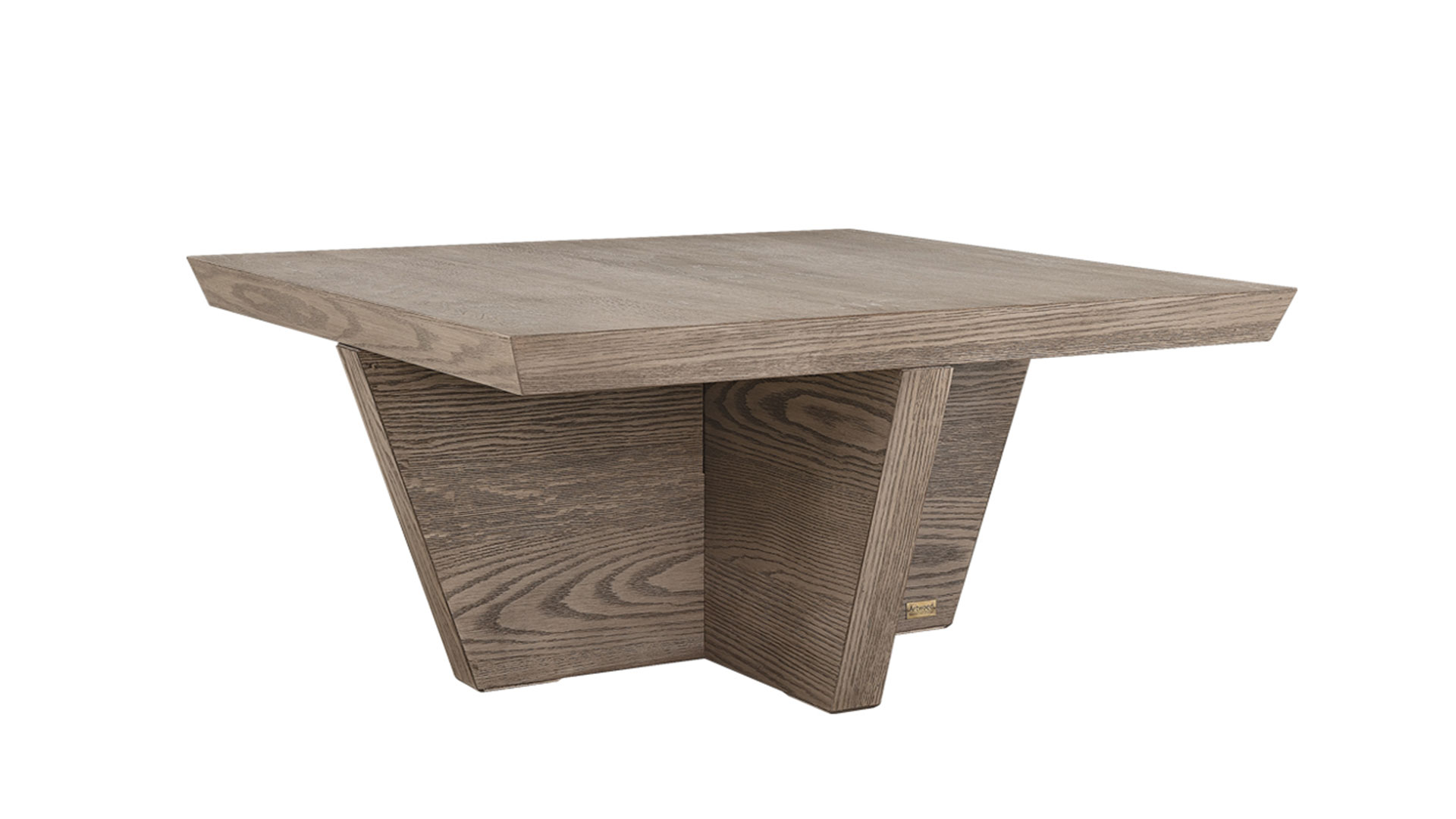 Trent soffbord grå ek 90cm