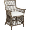 Columbus karmstol vintage med dyna