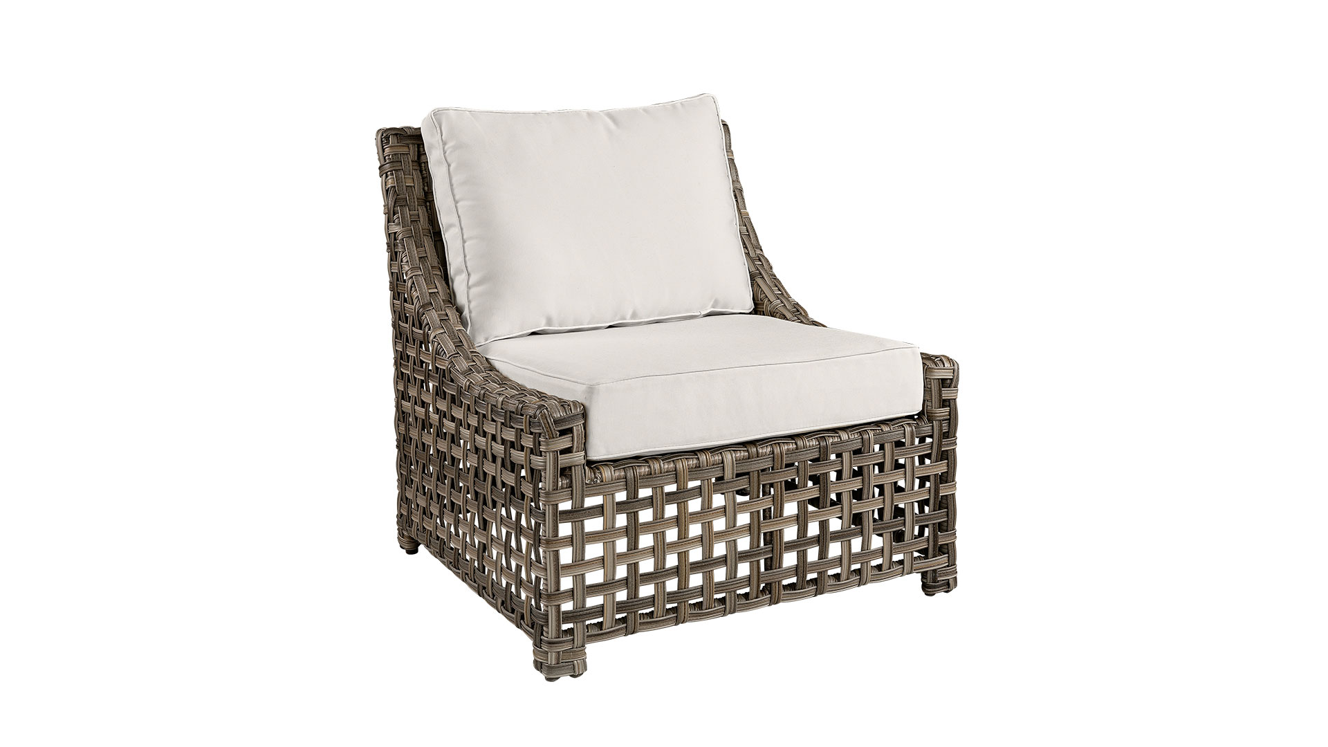 Key Largo fåtölj grå inkl. dynor