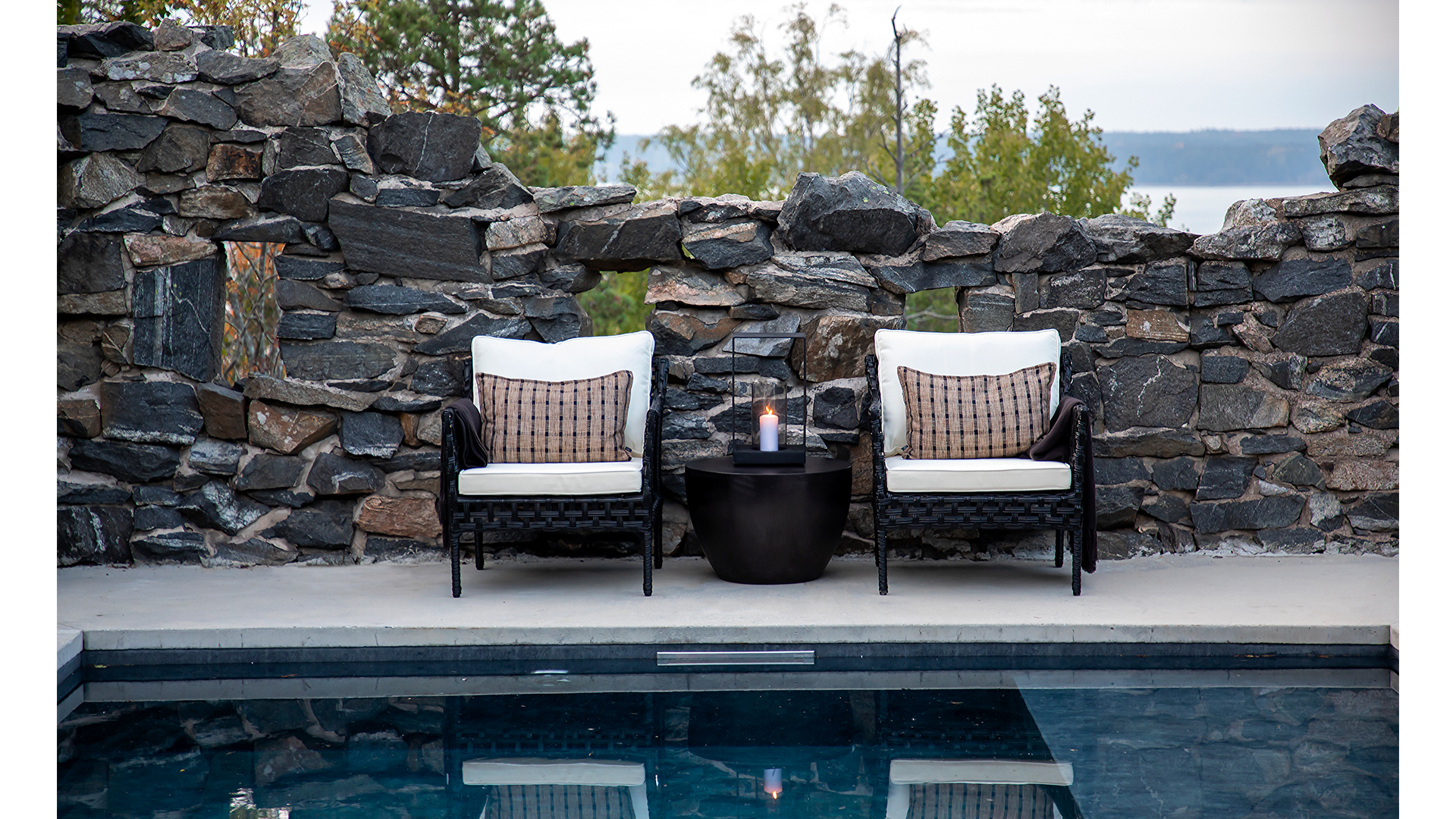 Tampa solstol classic black inkl.dyna