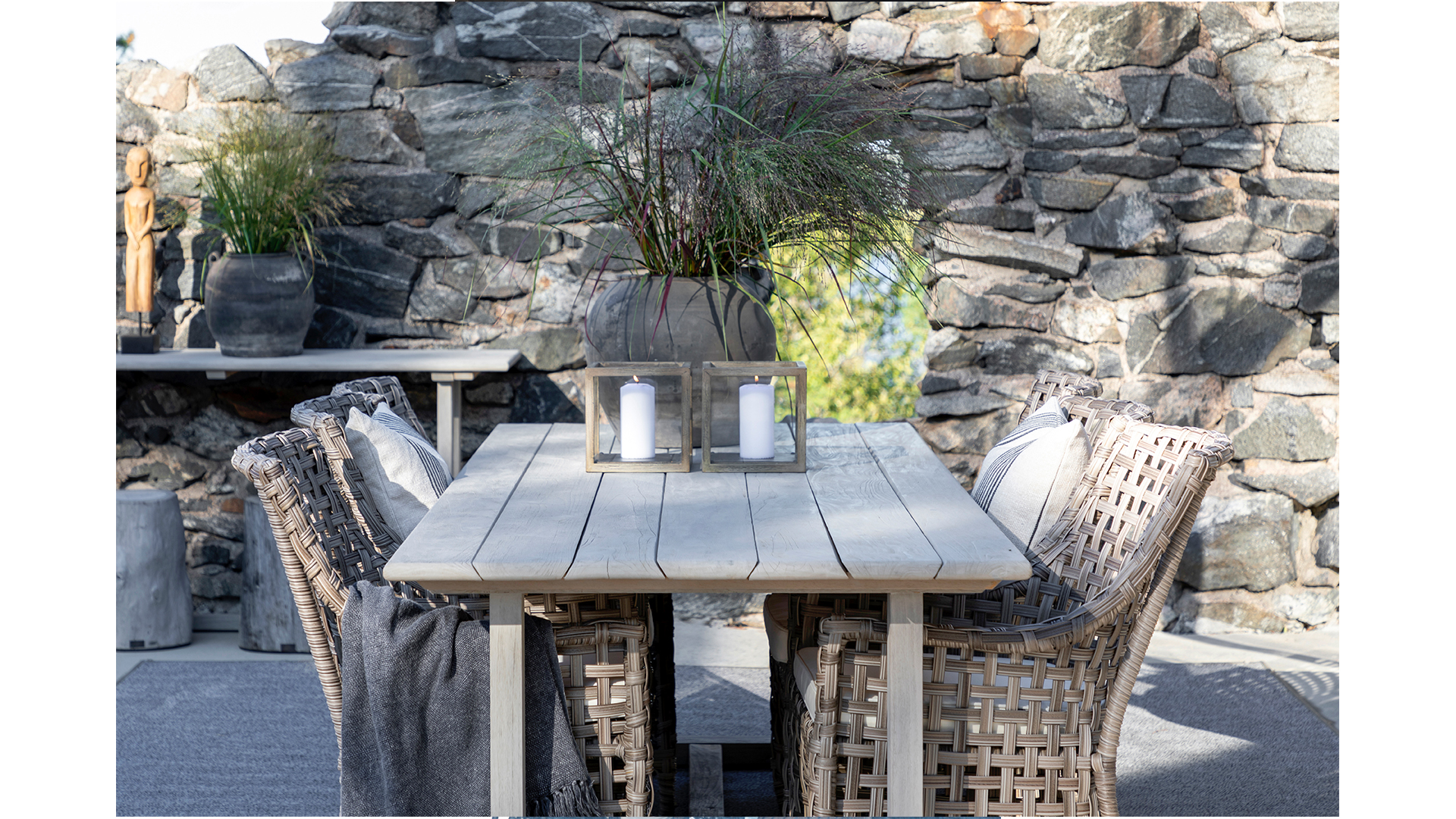Palermo avlastningsbord charcoal teak