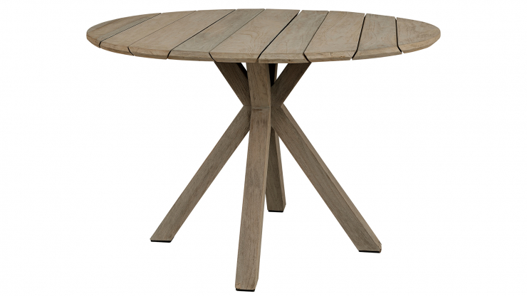 Macan matbord charcoal teak 130cm