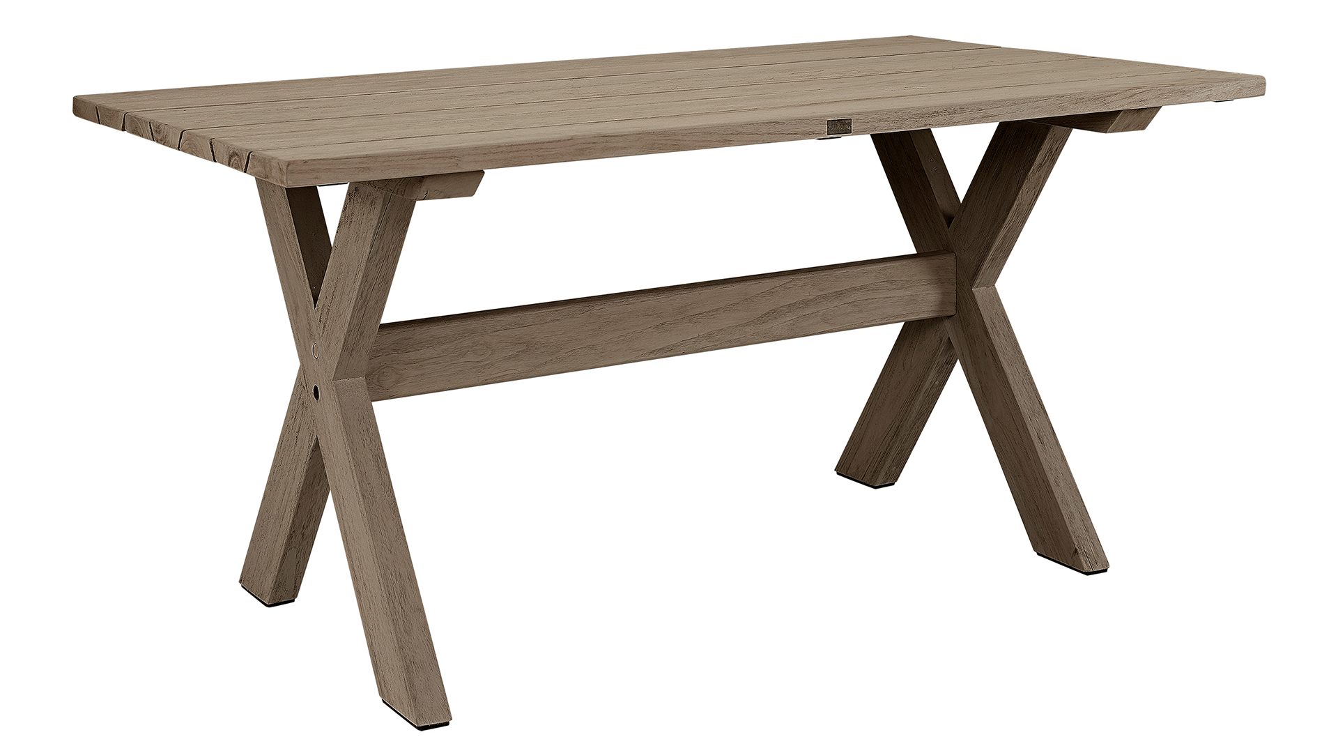 Cross matbord charcoal teak 220cm