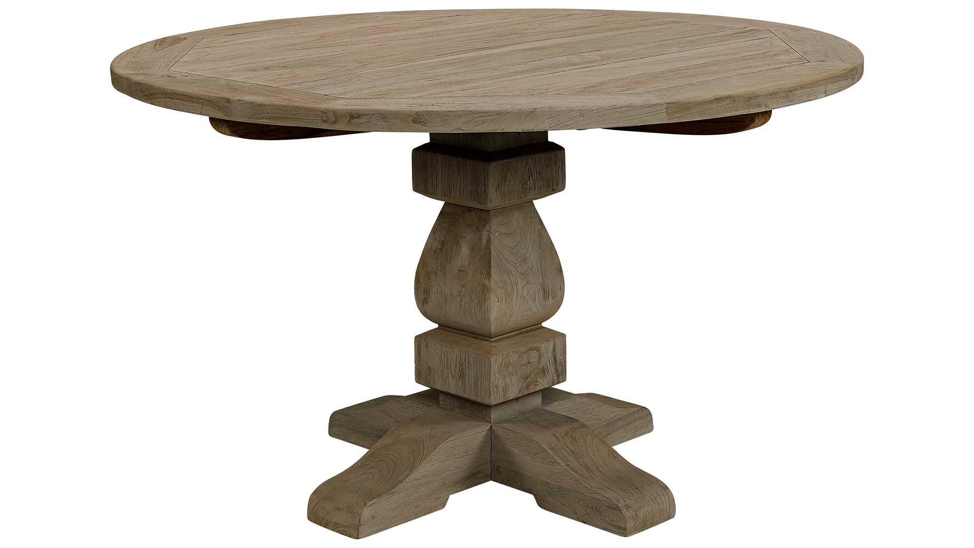 French matbord charcoal teak 120cm