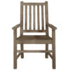 Oxford fåtölj charcoal teak