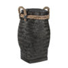 Davao rund korg snake basket bambu/svart L