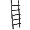 Ladder stege black java oak