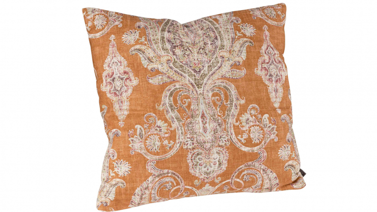 Fair trade cognac kuddfodral 50x50cm