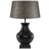 AW82-24419 Bergamo lampfot svart