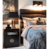 Vezzani lampfot antique brass